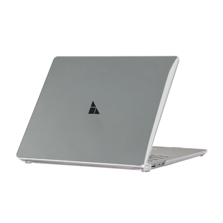 Laptop Steel Surface Crystal Shockproof Protective Case, For Surface Laptop 7 15 inch, For Microsoft Surface Laptop 7 13.8, For Microsoft Surface Laptop 13.5 inch Steel Surface, For Microsoft Surface Laptop 13.5 inch(Transparent)