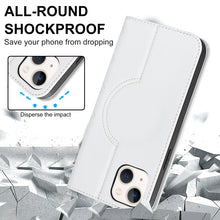 Load image into Gallery viewer, Rhombic MagSafe RFID Anti-Theft Wallet Leather Phone Case, For iPhone 14, For iPhone 14 Plus, For iPhone 14 Pro, For iPhone 14 Pro Max, For iPhone 13 mini, For iPhone 13