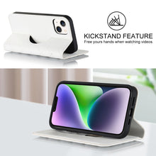 Load image into Gallery viewer, Rhombic MagSafe RFID Anti-Theft Wallet Leather Phone Case, For iPhone 14, For iPhone 14 Plus, For iPhone 14 Pro, For iPhone 14 Pro Max, For iPhone 13 mini, For iPhone 13