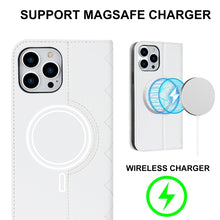 Load image into Gallery viewer, Rhombic MagSafe RFID Anti-Theft Wallet Leather Phone Case, For iPhone 13 Pro, For iPhone 13 Pro Max, For iPhone 12 mini, For iPhone 12 / 12 Pro, For iPhone 12 Pro Max