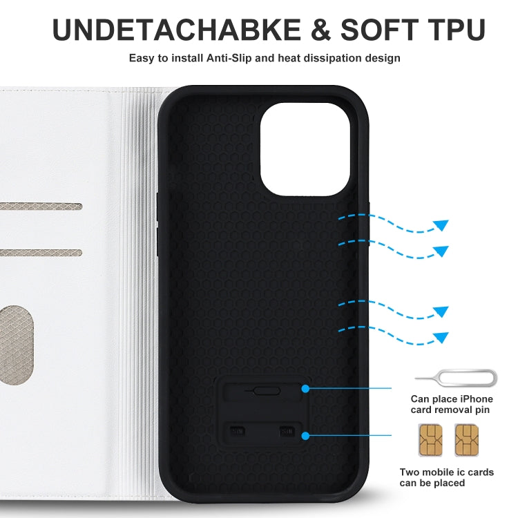 Rhombic MagSafe RFID Anti-Theft Wallet Leather Phone Case, For iPhone 13 Pro, For iPhone 13 Pro Max, For iPhone 12 mini, For iPhone 12 / 12 Pro, For iPhone 12 Pro Max