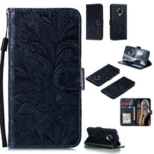 Load image into Gallery viewer, Lace Flower Embossing Pattern Horizontal Flip Leather Case , with Holder &amp; Card Slots &amp; Wallet &amp; Photo Frame &amp; Lanyard, For Huawei Enjoy 10e, For Xiaomi Redmi K30 Pro, For Xiaomi Redmi Note 9 Pro, For Xiaomi Redmi Note 9 Pro Max, For Xiaomi Redmi Note ...
