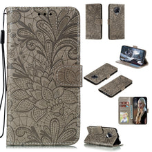 Load image into Gallery viewer, Lace Flower Embossing Pattern Horizontal Flip Leather Case , with Holder &amp; Card Slots &amp; Wallet &amp; Photo Frame &amp; Lanyard, For Huawei Enjoy 10e, For Xiaomi Redmi K30 Pro, For Xiaomi Redmi Note 9 Pro, For Xiaomi Redmi Note 9 Pro Max, For Xiaomi Redmi Note ...