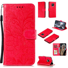 Load image into Gallery viewer, Lace Flower Embossing Pattern Horizontal Flip Leather Case , with Holder &amp; Card Slots &amp; Wallet &amp; Photo Frame &amp; Lanyard, For Huawei Enjoy 10e, For Xiaomi Redmi K30 Pro, For Xiaomi Redmi Note 9 Pro, For Xiaomi Redmi Note 9 Pro Max, For Xiaomi Redmi Note ...