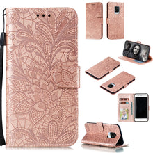Load image into Gallery viewer, Lace Flower Embossing Pattern Horizontal Flip Leather Case , with Holder &amp; Card Slots &amp; Wallet &amp; Photo Frame &amp; Lanyard, For Huawei Enjoy 10e, For Xiaomi Redmi K30 Pro, For Xiaomi Redmi Note 9 Pro, For Xiaomi Redmi Note 9 Pro Max, For Xiaomi Redmi Note ...