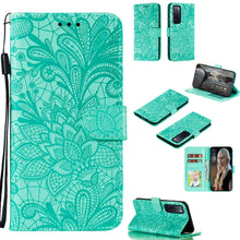 Load image into Gallery viewer, Lace Flower Embossing Pattern Horizontal Flip Leather Case , with Holder &amp; Card Slots &amp; Wallet &amp; Photo Frame &amp; Lanyard, For Huawei Enjoy 10e, For Xiaomi Redmi K30 Pro, For Xiaomi Redmi Note 9 Pro, For Xiaomi Redmi Note 9 Pro Max, For Xiaomi Redmi Note ...