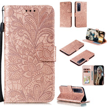 Load image into Gallery viewer, Lace Flower Embossing Pattern Horizontal Flip Leather Case , with Holder &amp; Card Slots &amp; Wallet &amp; Photo Frame &amp; Lanyard, For Huawei Enjoy 10e, For Xiaomi Redmi K30 Pro, For Xiaomi Redmi Note 9 Pro, For Xiaomi Redmi Note 9 Pro Max, For Xiaomi Redmi Note ...