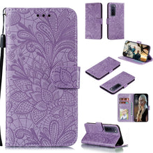 Load image into Gallery viewer, Lace Flower Embossing Pattern Horizontal Flip Leather Case , with Holder &amp; Card Slots &amp; Wallet &amp; Photo Frame &amp; Lanyard, For Huawei Enjoy 10e, For Xiaomi Redmi K30 Pro, For Xiaomi Redmi Note 9 Pro, For Xiaomi Redmi Note 9 Pro Max, For Xiaomi Redmi Note ...