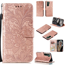 Load image into Gallery viewer, Lace Flower Embossing Pattern Horizontal Flip Leather Case , with Holder &amp; Card Slots &amp; Wallet &amp; Photo Frame &amp; Lanyard, For Huawei Enjoy 10e, For Xiaomi Redmi K30 Pro, For Xiaomi Redmi Note 9 Pro, For Xiaomi Redmi Note 9 Pro Max, For Xiaomi Redmi Note ...