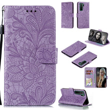 Load image into Gallery viewer, Lace Flower Embossing Pattern Horizontal Flip Leather Case , with Holder &amp; Card Slots &amp; Wallet &amp; Photo Frame &amp; Lanyard, For Huawei Enjoy 10e, For Xiaomi Redmi K30 Pro, For Xiaomi Redmi Note 9 Pro, For Xiaomi Redmi Note 9 Pro Max, For Xiaomi Redmi Note ...