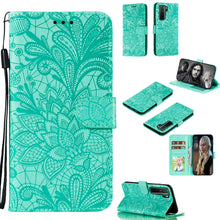 Load image into Gallery viewer, Lace Flower Embossing Pattern Horizontal Flip Leather Case , with Holder &amp; Card Slots &amp; Wallet &amp; Photo Frame &amp; Lanyard, For Huawei Enjoy 10e, For Xiaomi Redmi K30 Pro, For Xiaomi Redmi Note 9 Pro, For Xiaomi Redmi Note 9 Pro Max, For Xiaomi Redmi Note ...