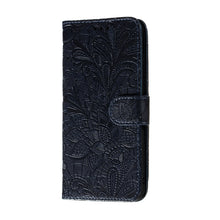 Load image into Gallery viewer, Lace Flower Embossing Pattern Horizontal Flip Leather Case , with Holder &amp; Card Slots &amp; Wallet &amp; Photo Frame &amp; Lanyard