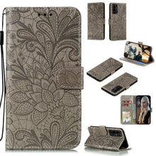 Load image into Gallery viewer, Lace Flower Embossing Pattern Horizontal Flip Leather Case , with Holder &amp; Card Slots &amp; Wallet &amp; Photo Frame &amp; Lanyard