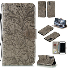 Load image into Gallery viewer, Lace Flower Embossing Pattern Horizontal Flip Leather Case , with Holder &amp; Card Slots &amp; Wallet &amp; Photo Frame &amp; Lanyard