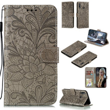 Load image into Gallery viewer, Lace Flower Embossing Pattern Horizontal Flip Leather Case , with Holder &amp; Card Slots &amp; Wallet &amp; Photo Frame &amp; Lanyard