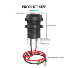 Load image into Gallery viewer, ZH-1786A2 QC3.0 USB-A + Type-C Dual Interface Car Charger, Cable Length: 60cm, ZH-1786A2