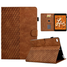 Load image into Gallery viewer, For iPad mini 5 / 4 / 3 / 2 / 1 Rhombus Embossed Leather Smart Tablet Case