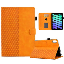 Load image into Gallery viewer, Rhombus Embossed Leather Smart Tablet Case