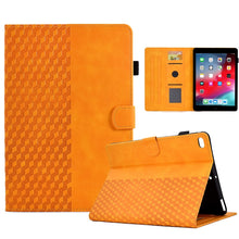 Load image into Gallery viewer, For iPad 9.7 2017 / 2018 / Air / Air 2 Rhombus Embossed Leather Smart Tablet Case