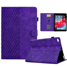 Load image into Gallery viewer, For iPad 9.7 2017 / 2018 / Air / Air 2 Rhombus Embossed Leather Smart Tablet Case