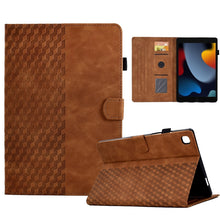 Load image into Gallery viewer, For iPad 10.2 2019 / 2020 / Air 10.5 2019 Rhombus Embossed Leather Smart Tablet Case, For iPad 10.2 2019 / 2020 / Air 10.5 2019