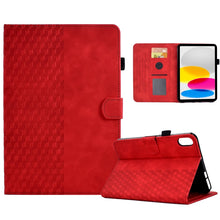 Load image into Gallery viewer, For iPad 10th Gen 10.9 2022 Rhombus Embossed Leather Smart Tablet Case