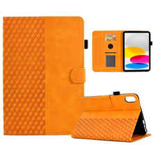 Load image into Gallery viewer, For iPad 10th Gen 10.9 2022 Rhombus Embossed Leather Smart Tablet Case