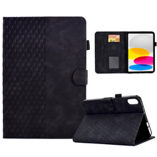 Load image into Gallery viewer, For iPad 10th Gen 10.9 2022 Rhombus Embossed Leather Smart Tablet Case
