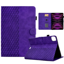 Load image into Gallery viewer, For iPad Pro 11 2018 / 2020 / 2021 Rhombus Embossed Leather Smart Tablet Case, For iPad Pro 11 2018 / 2020 / 2021
