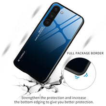 Load image into Gallery viewer, For Samsung Galaxy S23 5G Gradient Color Glass Phone Case, For Samsung Galaxy S23 5G