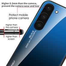 Load image into Gallery viewer, For Samsung Galaxy S23 5G Gradient Color Glass Phone Case, For Samsung Galaxy S23 5G