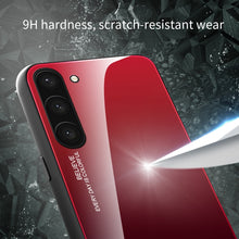 Load image into Gallery viewer, For Samsung Galaxy S23 5G Gradient Color Glass Phone Case, For Samsung Galaxy S23 5G
