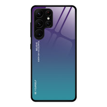Load image into Gallery viewer, For Samsung Galaxy S23 Ultra 5G Gradient Color Glass Phone Case, For Samsung Galaxy S23 Ultra 5G