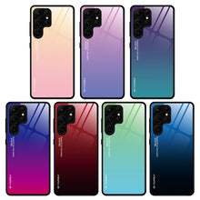 Load image into Gallery viewer, For Samsung Galaxy S23 Ultra 5G Gradient Color Glass Phone Case, For Samsung Galaxy S23 Ultra 5G