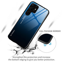 Load image into Gallery viewer, For Samsung Galaxy S23 Ultra 5G Gradient Color Glass Phone Case, For Samsung Galaxy S23 Ultra 5G