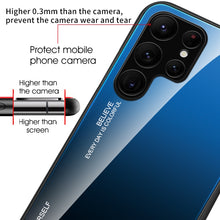 Load image into Gallery viewer, For Samsung Galaxy S23 Ultra 5G Gradient Color Glass Phone Case, For Samsung Galaxy S23 Ultra 5G