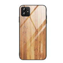 Load image into Gallery viewer, For Samsung Galaxy A04 Wood Grain Glass Phone Case, For Samsung Galaxy A04