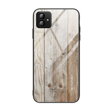 Load image into Gallery viewer, For Samsung Galaxy A04 Wood Grain Glass Phone Case, For Samsung Galaxy A04