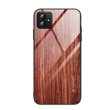Load image into Gallery viewer, For Samsung Galaxy A04 Wood Grain Glass Phone Case, For Samsung Galaxy A04