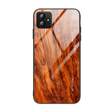 Load image into Gallery viewer, For Samsung Galaxy A04 Wood Grain Glass Phone Case, For Samsung Galaxy A04
