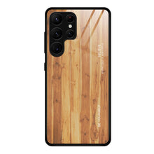 Load image into Gallery viewer, For Samsung Galaxy S23 Ultra 5G Wood Grain Glass Phone Case, For Samsung Galaxy S23 Ultra 5G