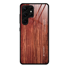 Load image into Gallery viewer, For Samsung Galaxy S23 Ultra 5G Wood Grain Glass Phone Case, For Samsung Galaxy S23 Ultra 5G