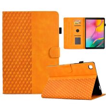 Load image into Gallery viewer, For Samsung Galaxy Tab A 10.1 T510 / T515 2019 Rhombus Embossed Leather Tablet Case, For Samsung Galaxy Tab A 10.1 T510 / T515 2019
