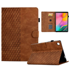 Load image into Gallery viewer, For Samsung Galaxy Tab A 10.1 T510 / T515 2019 Rhombus Embossed Leather Tablet Case, For Samsung Galaxy Tab A 10.1 T510 / T515 2019