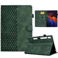 Load image into Gallery viewer, For Samsung Galaxy Tab S7 T870 / S8 X700 Rhombus Embossed Leather Smart Tablet Case, For Samsung Galaxy Tab S7 T870 / S8 X700