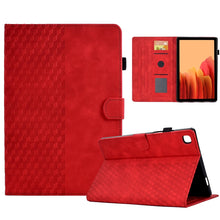 Load image into Gallery viewer, For Samsung Galaxy Tab A7 T500 / T505 2020 Rhombus Embossed Leather Smart Tablet Case, For Samsung Galaxy Tab A7 T500 / T505 2020