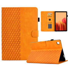 Load image into Gallery viewer, For Samsung Galaxy Tab A7 T500 / T505 2020 Rhombus Embossed Leather Smart Tablet Case, For Samsung Galaxy Tab A7 T500 / T505 2020