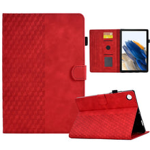 Load image into Gallery viewer, For Samsung Galaxy Tab A8 10.5 X200 / X205 Rhombus Embossed Leather Smart Tablet Case, For Samsung Galaxy Tab A8 10.5 X200 / X205