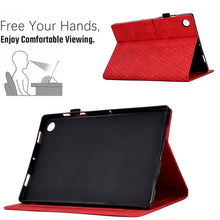 Load image into Gallery viewer, For Samsung Galaxy Tab A8 10.5 X200 / X205 Rhombus Embossed Leather Smart Tablet Case, For Samsung Galaxy Tab A8 10.5 X200 / X205