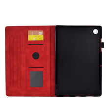 Load image into Gallery viewer, For Samsung Galaxy Tab A8 10.5 X200 / X205 Rhombus Embossed Leather Smart Tablet Case, For Samsung Galaxy Tab A8 10.5 X200 / X205